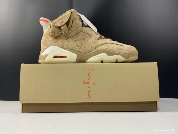 Jordan 6 Scott Air British Travis DH0690-200 Retro Khaki 0821